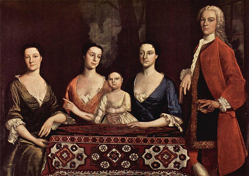 Robert Feke Familienportrat des Isaac Royall China oil painting art